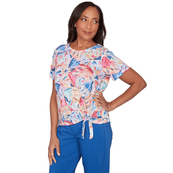 Womens Alfred Dunner The Royal Treatment Butterfly Wing Blouse