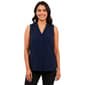 Petite Notations Sleeveless Button Front Air Flow Blouse - image 4