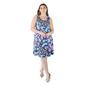 Plus Size 24/7 Comfort Apparel Butterfly Print Tank Dress - image 3