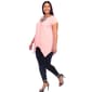 Plus Size White Mark Short Sleeve V-Neck Fenella Tunic - image 4