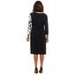 Petite Connected Apparel 3/4 Sleeve Flora Sheath Dress - image 2