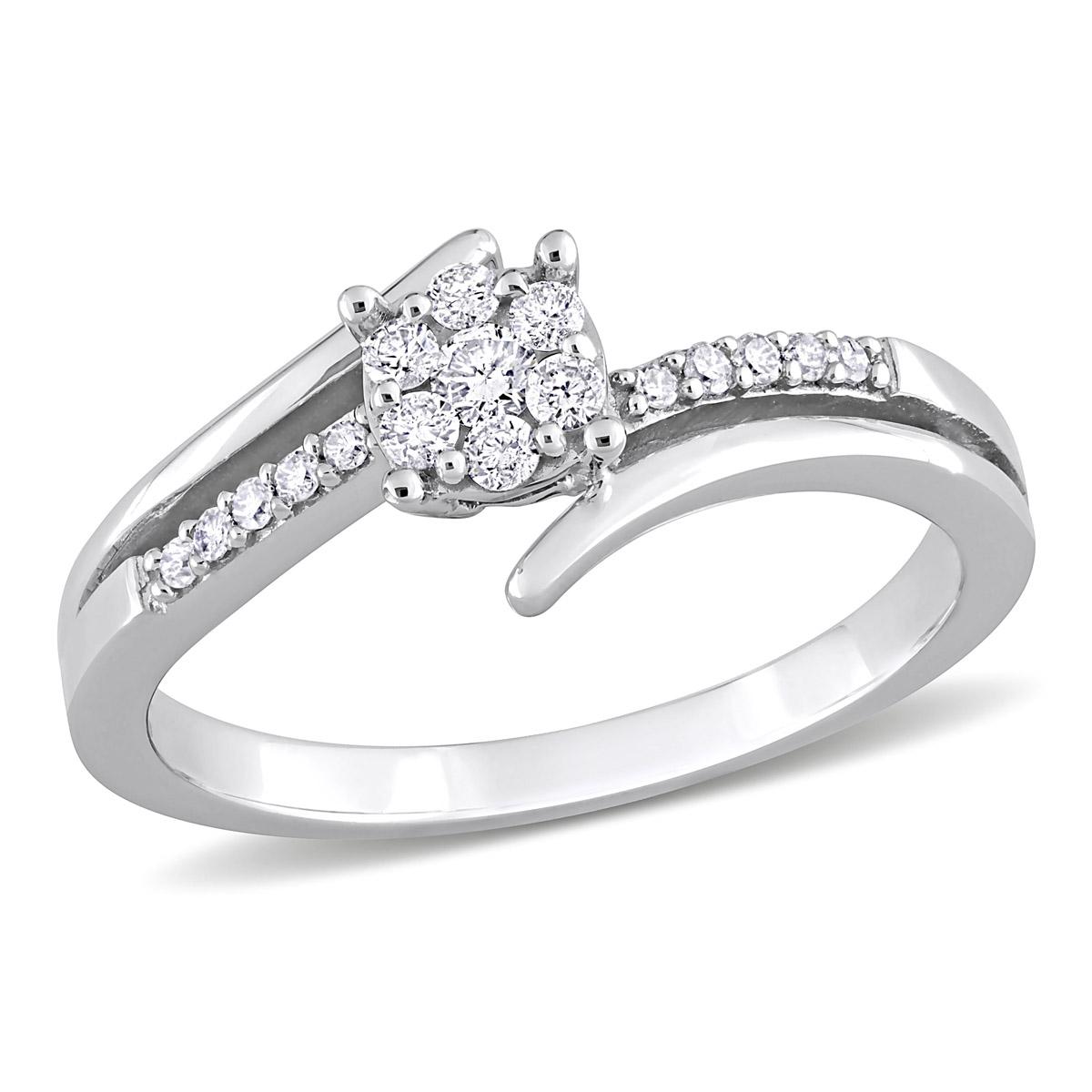 Diamond Classics™ 14kt. Gold 1/5ctw. Diamond Floral...