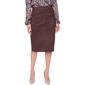 Womens Tommy Hilfiger Back Zipper Faux Suede Pencil Skirt - image 1