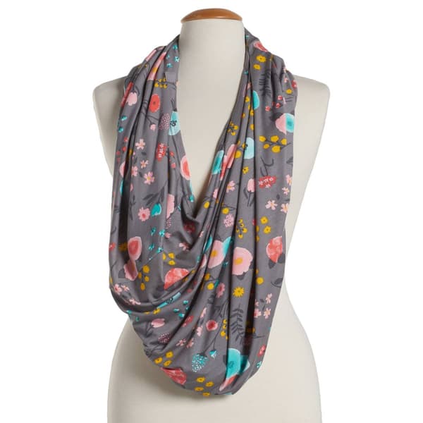 Go By Goldbug 5-in-1 Floral Nursing Scarf - image 