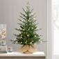 Puleo International 3ft. Pre-Lit Christmas Tree in Burlap Sac - image 2