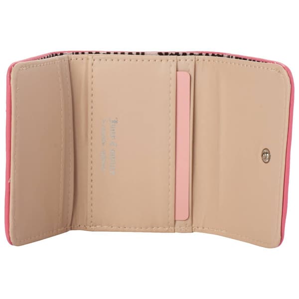 Womens Juicy Couture Girls Rule Trifold Wallet