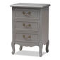 Baxton Studio Capucine 3 Drawer Wood Nightstand - image 6