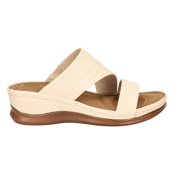 Womens Easy Street Larrain  Wedge Slide Sandals