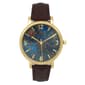 Womens Olivia Pratt Leather Cuff Watch - 17741BROWN - image 1