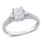 Diamond Classics(tm) 14kt. White Gold 1/2ctw. Diamond Princess Ring - image 1