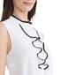Womens Jones New York Sleeveless Ruffle Front Blouse - image 4