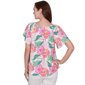 Womens Ruby Rd. Hothouse Florals Textured Floral Blouse - image 1