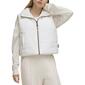 Womens DKNY Sport Cropped Reversible Sherpa Vest - image 3