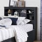 South Shore Aviron Twin Bookcase Headboard-Blueberry - image 5