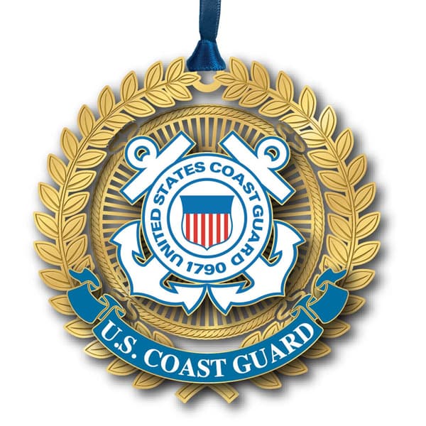 Beacon Design U.S. Coast Guard Logo Ornament - image 