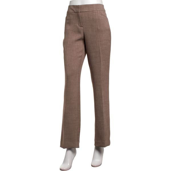 Petite Kasper Fly Front Pebble Crepe Trouser - image 