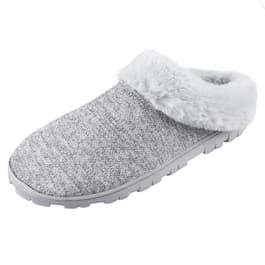 Womens Jessica Simpson Lurex Knit Clog Slip On Slippers