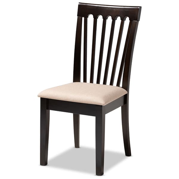 Baxton Studio Minette Wood Dining Chairs - Set of 4