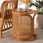 bali & pari Eldon Bohemian Honey Rattan End Table - image 2