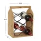 9th &amp; Pike® Wood and Metal Wine Holder - image 7