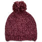 Womens Cuddl Duds Chenile Rib Beanie w/Pom - image 1