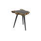 9th & Pike® Black Brown Rosewood/Metal Contemporary Accent Table - image 2
