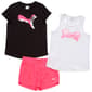 Girls (7-16) Puma® 3pc. Tee & Tank w/ Shorts Set - image 2