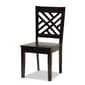 Baxton Studio Ani Dark Brown Finished Wood 5pc. Dining Set - image 2