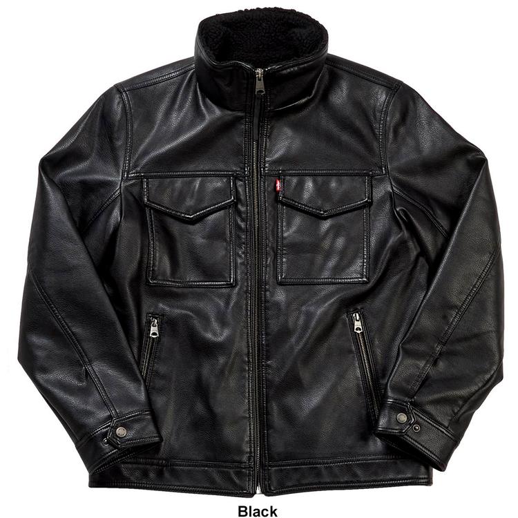 Mens Levi's® Sherpa Lined Hooded Trucker Coat