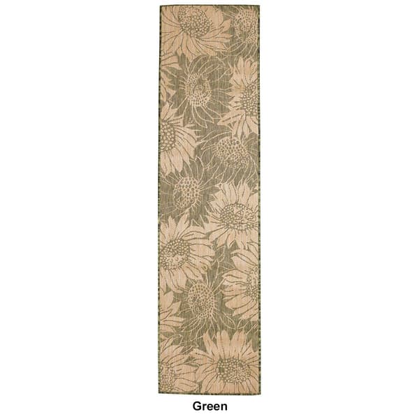 Liora Manne Carmel Sunflower Field Rectangular Large Runner