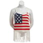 Juniors Plus Jolie & Joy Americana Pointelle Fringe Tank Top - image 2