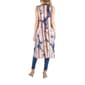Plus Size 24/7 Comfort Apparel Long Tie Dye Maternity Cardigan - image 3