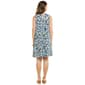 Womens Harlow & Rose Sleeveless Floral Shift Dress-Baritone Blue - image 3