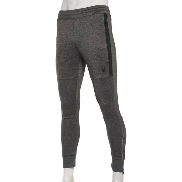 Mens Spyder Fleece Tapered Active Pants with Zip Cuff - Boscov's