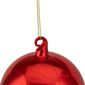 Northlight Red & White 2-Finish Christmas Glass Ball Ornament - image 3