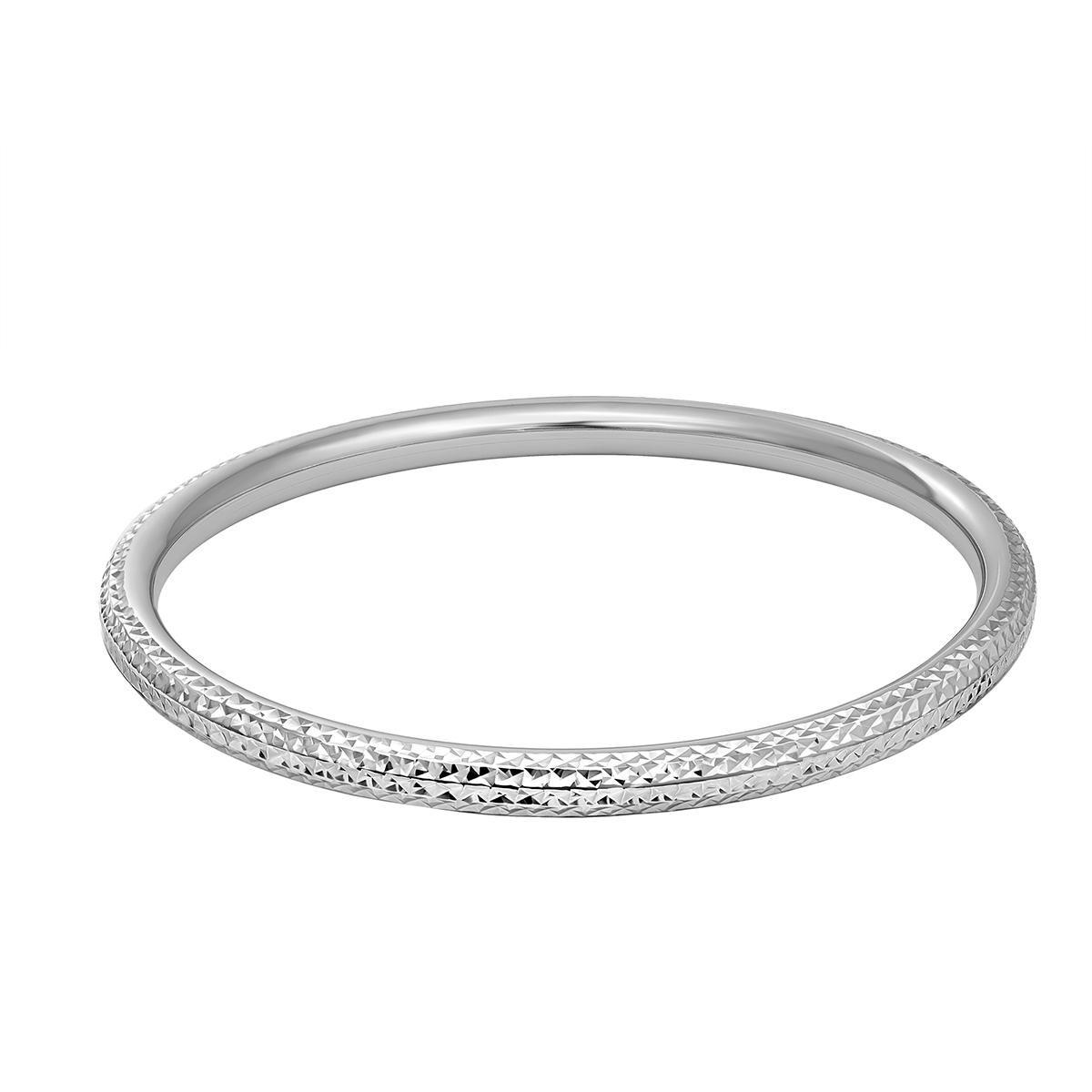 Sterling Silver Slip On Bangle Bracelet