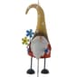 Metal Gnome with Yellow Hat & Flower - image 1