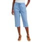 Petite Hasting & Smith Solid Crinkle Tie Front Capris - image 4
