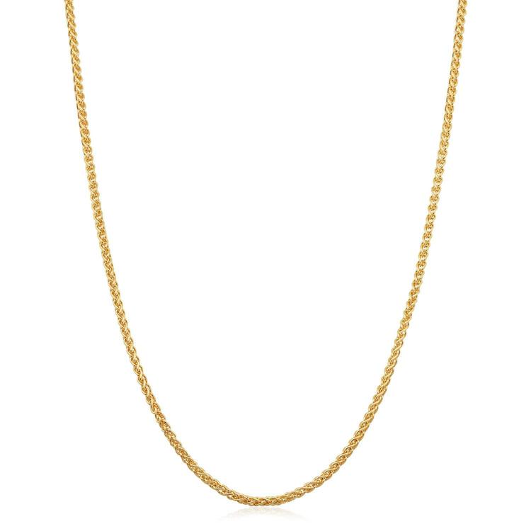 Gold Classics(tm) 14kt. Gold Filled 18in. Round Wheat Necklace