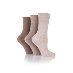 Womens gentle grip Non-Elastic Diabetic 3pk. Crew Socks