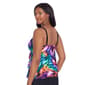 Womens Great Lengths Ribbon Candy Ruffle Faux Skirtini One Piece - image 3