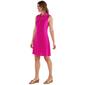 Womens MSK Sleeveless Collared Half Zip Solid ITY A-Line Dress - image 4