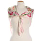 Womens Jessica Mcclintock Pink Roses Scarf - image 1