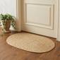 HomeRoots Natural Jute Hand Braided Oval Rug - image 1