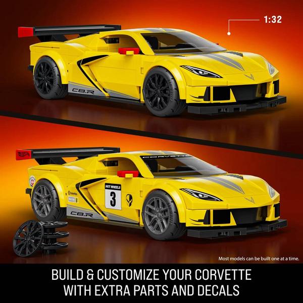 Hot Wheels® Brick Shop ’20 Corvette C8.R Building Kit