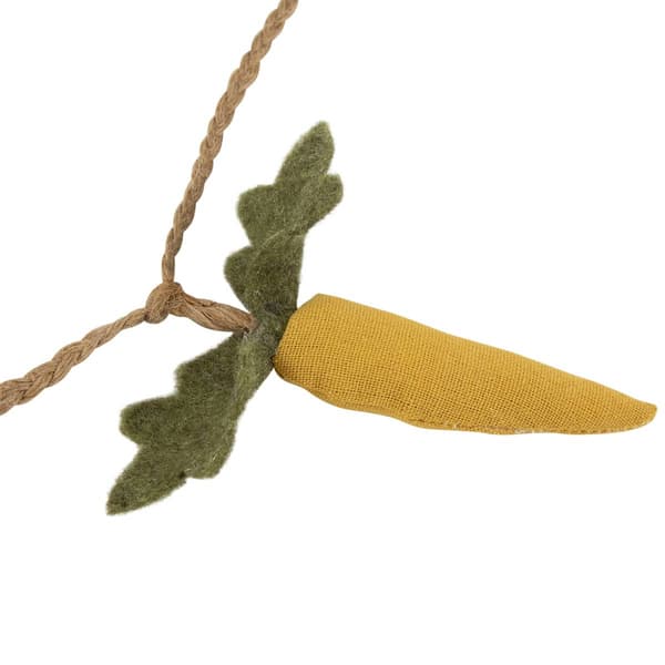 Northlight Seasonal Plush Rabbit & Carrot Twine Easter Garland