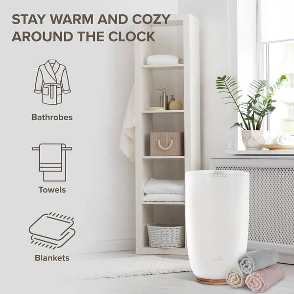 LiveFine Large Bucket Style Luxury Towel Warmer
