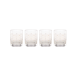 Lenox(R) Tuscany Classics Gold Dust Double Old Fashion Glasses Set