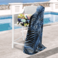 Nicole Miller Palm Azul Beach Towel - image 3