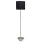 Simple Designs Brushed Nickel Drum Shade Floor Lamp - image 13